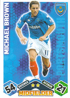 Michael Brown Portsmouth 2009/10 Topps Match Attax #246